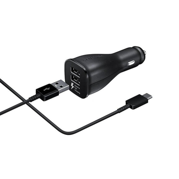 Fast USB C Dual-Port Car Charger with Type C Cable 4ft Compatible for Microsoft Surface Duo 2