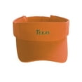 thumbnail image 2 of Daxton USA States Sport Golf Sun Protection Visor Headwear Hat, Orange Visor Texas, 2 of 3