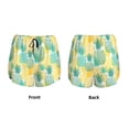 thumbnail image 2 of JUNZAN Pineapples1 Print Women's Athletic Gym Running Shorts with Phone Pockets - Workout Shorts-X-Large, 2 of 8
