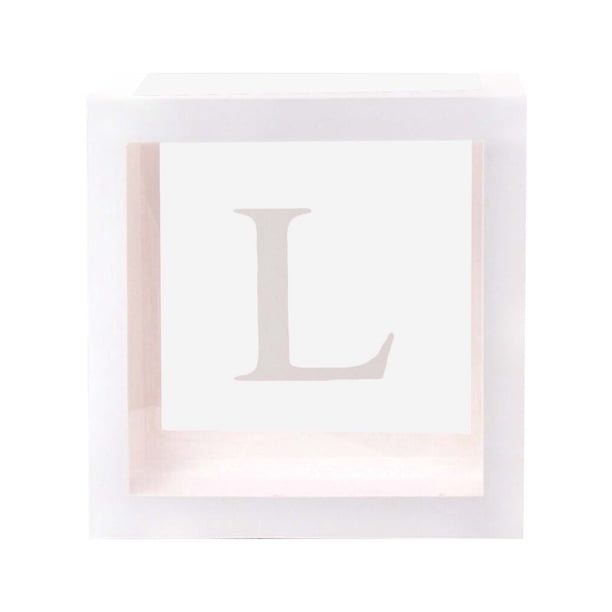 26 Letras DIY Decoración de Fiesta Globos Transparentes Blancos Confesión de Boda Fiesta de Cumpleaños Decoración Escena Disposición Globos