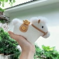 thumbnail image 5 of Gaiwos Horse Stuffed Animal 4 inches, Realistic Ingot Horse Figure Plush Keychain, Horse Mascot Keychain with Flexible Hook, for Purse Handbags, 5 of 5