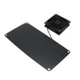 10W Outdoor Solar Exhaust Fan Mini Ventilator Solar Panel Powered Fan