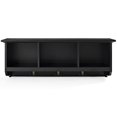 thumbnail image 3 of Crosley Brennan 3 Cubby Wall Mounted Coat Rack in Black, 3 of 5