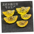 thumbnail image 6 of OULII 4Pcs Golden Faux Crystal  Bao Statues Elegant Chinese New Year Decorations, 6 of 7
