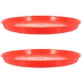 thumbnail image 4 of MLINS 2 Pcs Poultry Feeder Food Feeding Tray Plastic Chicken Water Drinker Holding Plates, 4 of 7