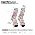 thumbnail image 5 of Yiaed Skull and Flowers Print Great elasticity Crew Socks Sports socks for Men and Women, 5 of 5