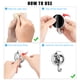 thumbnail image 2 of Ganchos de ventosa de vacío de servicio pesado Perchas de succión reutilizables sin rastro, 2 uds., extraíbles para cocina de baño, 2 of 4