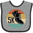 thumbnail image 3 of Inktastic 5k Race Running Retro Sunset Runner Boys or Girls Baby Bib, 3 of 4