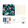 thumbnail image 3 of Luzkey Punch Needle Pillow Cover Pillow Case Crochet yarns with Basic Tool Cover Embroidery for Beginners Rug Carpet Blue, 3 of 7