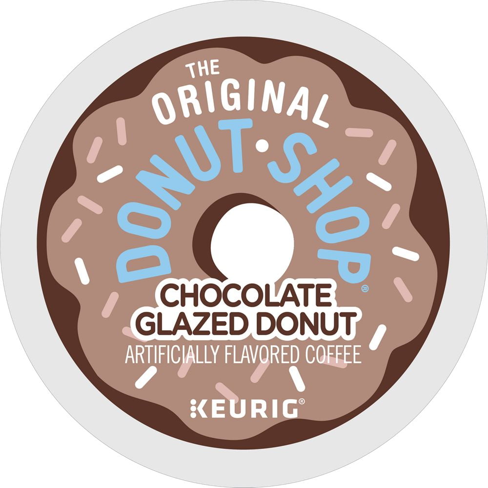 Chocolate Glazed Donut Coffee Medium Roast KCup Box 12 ct.