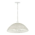 thumbnail image 5 of 1 Light Pendant In Coastal Style-9.25 Inches Tall And 21 Inches Wide-Chalk White Finish    -Traditional Installation Capital Lighting 347511Hh, 5 of 7