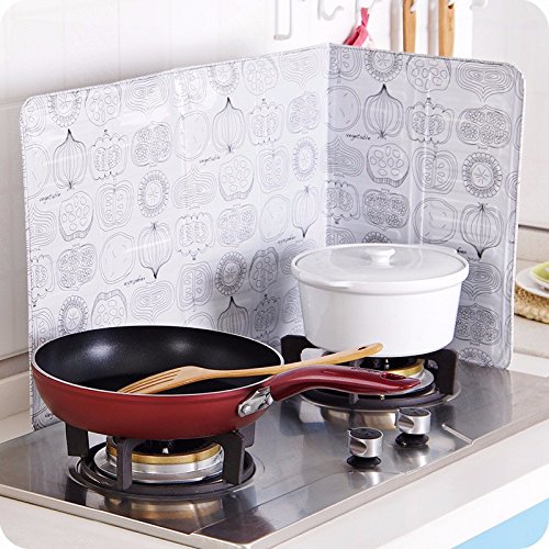WALFRONT Kitchen Cooking Frying Pan Oil Splash Gas Stove Cover Anti