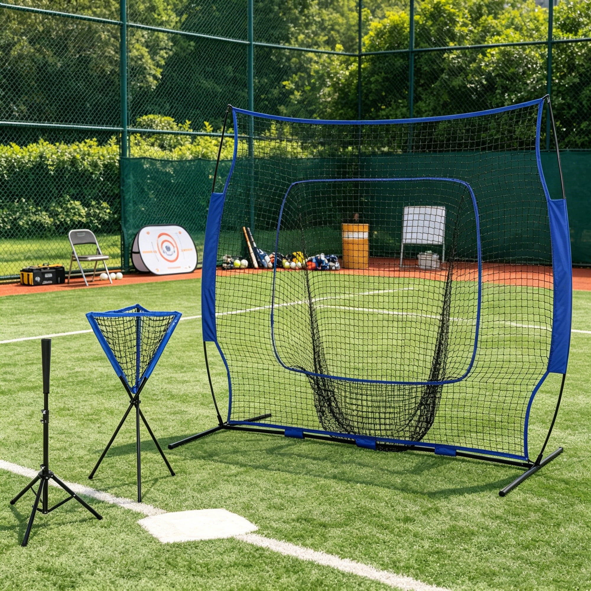 Jugs Sports, Instant Screen, Baseball Training Net, 7'H x 8'W