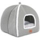 thumbnail image 1 of Cama para gatos WINDRACING, casita cueva plegable con cojines lavables, 1 of 5