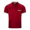 thumbnail image 4 of Gyexs Mens Polo Shirts Short Sleeve Casual Summer Polo Tee Soft Stretchy Casual Workout Golf Tee Activewear Red, Size XXL, 4 of 5