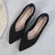 thumbnail image 1 of Zapatos Vestir Punto Ballet Sin Cordones Mujer Punta Puntiaguda Cómodos, 1 of 8