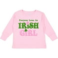 thumbnail image 3 of Inktastic Loves an Irish Girl Girls Long Sleeve Toddler T-Shirt, 3 of 5