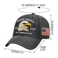thumbnail image 2 of 250th Anniversary USA Hat, America 250 Merchandise, United States 250th Anniversary Baseball Cap, Patriotic Cap For Men & Casual Celebrations, 2 of 6