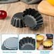 thumbnail image 3 of Moldes para tartas, 12 moldes para tartas de huevo de acero al carbono, tazas para hornear reutilizables, utensilios para hornear antiadherentes, herramientas para hornear en la cocina oso de fresa Electrónica, 3 of 6