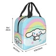 thumbnail image 5 of Cinnamoroll Lunch Bag, Insulated Lunch Bag for Women Men Lunch Box Container Bag Reusable Lunch Tote Bag for Office, Work, Beach, Travel, Picnic, 5 of 6