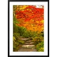 thumbnail image 2 of Art.com Stone Steps in a Forest in Autumn, Washington State, USA Photographic Print, Black Frame Wall Art, 21" x 29", 2 of 5