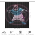 thumbnail image 2 of Killer Klowns from Outer Space Clown Shower Curtain, Bath Curtain Bathroom Home Decor Waterproof Polyester for Bathroom with 12 Hooks 64.17x70.87Inch（163x180cm）, 2 of 8