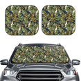 thumbnail image 7 of Windshield Sun Shade, Cute Toucan Cockatoo Hornbill 2-Piece Foldablecar Sunshade Windshiel, Sunshade For Car Windshield Keeps Vehicle Cool Heat Insulation Protection, 7 of 7