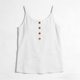 thumbnail image 4 of StSilkitty Camisole Décontractée pour Femmes Sans Manches à Col Rond Buttons Débardeurs à Bretelles Spaghetti en Coton Chemisiers Légers et Doux, 4 of 9