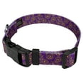 thumbnail image 5 of Country Brook Petz® Deluxe Purple Paisley Dog Collar - Made in The U.S.A., Small, 5 of 7