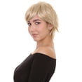 thumbnail image 6 of Blonde Short Womens Wig | Natural Looking Halloween Wig | Premium Breathable Capless Cap, 6 of 9
