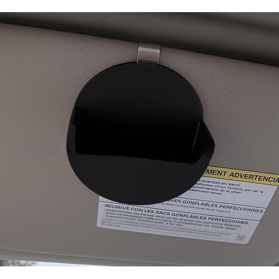 Clip-On Dip Can Holder for Car Visor, Stealthy Compact Dip Holder for Car Fits Standard Tins, Belt & Car Sun Visor Mount for Quick Access, Great Gift for Nicotine Pouch Users for Daily Use