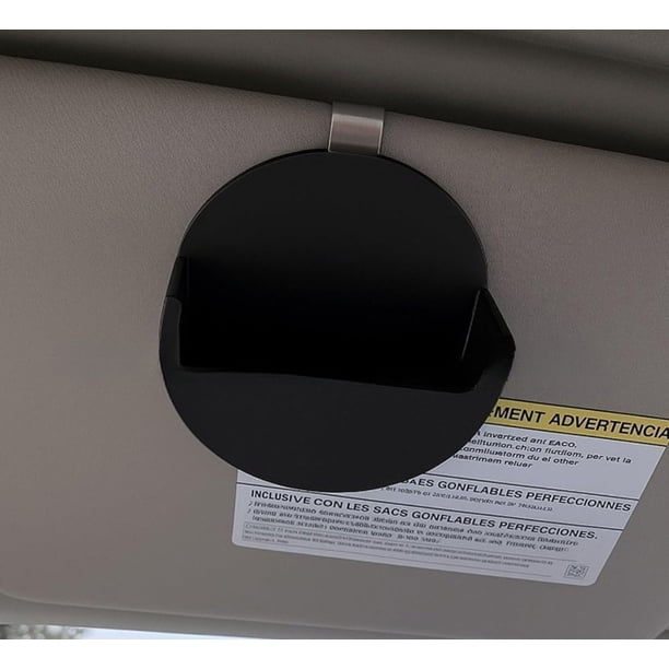 Soporte para latas de cerveza para la visera del coche | Organizador seguro con clip | Plástico ligero y duradero, antivibración | Diseño discreto | Compatible con latas tipo bolsa | Accesorio
