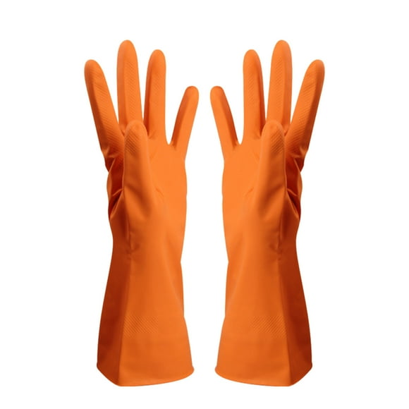 Rubber Gloves For Cleaning ,Rubber Dishwashing Gloves For Kitchen, Reusable Household Dish Gloves,Rubber Gloves For Dishwashing, Kitchen And Household Tasks,Non-Slip And Waterproof