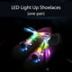 thumbnail image 2 of leyfeng Cordones de nailon con LED, 3 modos de iluminación, cordones que se iluminan, brillan en la oscuridad para fiestas, 2 of 7