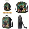 thumbnail image 7 of Kuiaobaty Pug Dog Pattern School Backpack for Teens Girls Boys, Butterfly Daisy 3 Pcs Backpack with Lunch Bag & Pencil Pouch for Kids Elementary Primary Middle School Student, Waterproof Bookbag Set, 7 of 7