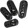 thumbnail image 3 of kitwin 4pcs 4 Hole Exhaust Pipe Hanger Rubber Exhaust Mount Bracket Shock Absorbent Heat-Resisting Exhaust Insulator Muffler Hanger Universal Car Exhaust Silencer Mount for Most Vehicles, 3 of 9