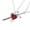 B, variant on Trendy Swords Heart Necklace for Partners Stylish Daily Wear Neckchain Women Accessory Anniversary Gift for Lovers