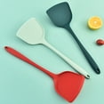 thumbnail image 7 of sunsanly Silicone Spatula Wide Non-stick Heat Resistant Comfortable Grip Easy Clean Frying Food Grade Cooking Spatula Beef Meat Egg Pastry Scraper Kitchen Supplies, 7 of 7