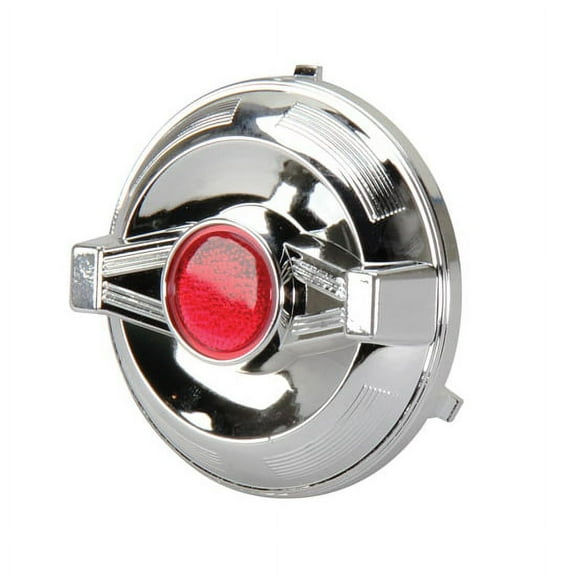 Pedal Car Parts, Chrome Hubcap 2-Bar/AMF