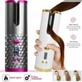 thumbnail image 1 of Auto Rotating Hair Curler Cordless Waver Curling Iron Salon Styling LCD Ceramic, 1 of 10