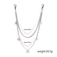 thumbnail image 4 of Trousers Chain Double Layer Letter S Unisex Metal Jean Wallet Chain Pants Chain, 4 of 10