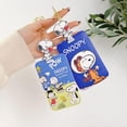 thumbnail image 5 of Llavero con colgante para tarjetas de identificación, diseño de Snoopy, Charlie Brown y Peanuts, de Kawaii, para puerta, con forma de tarjeta de identificación, juguetes para niños, regalo de cumpleañ, 5 of 5