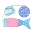 thumbnail image 3 of Catalonia Mermaid Tail Blankets Wearable Cute Cozy Soft Flannel Rainbow Colorful Blanket Gift for Kids Girls 5~12 Year 61"x 19"，Lightweight Warm Blankets for All Seasons, 3 of 8