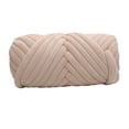 thumbnail image 1 of Bearachild 1 kg de hilo grueso de terciopelo brazo tejer alfombra hacer tejido a mano mascota cama ganchillo amarillo Artesanía blanco beis, 1 of 1
