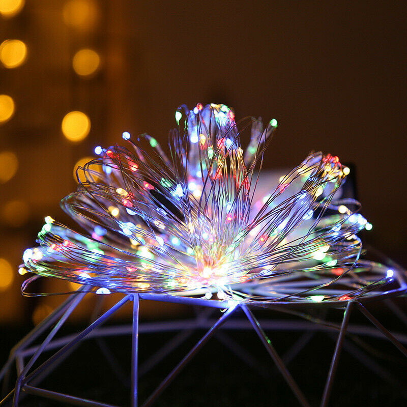 USB Twinkle LED String Fairy Lights Copper Wire Party Remote 2-10M 50/100/200LED 