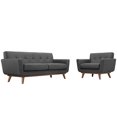 thumbnail image 2 of Modway Engage Armchair and Loveseat Set of 2 in Gray, 2 of 6