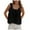 Black, variant on TTUHYWXI Women Y2k Lace Ruffle Trim Tank Top Fairycore Sexy Sheer Tie Button Front Scoop Neck Crop Camisole Cute Going Out Tops (Dark Green, M)
