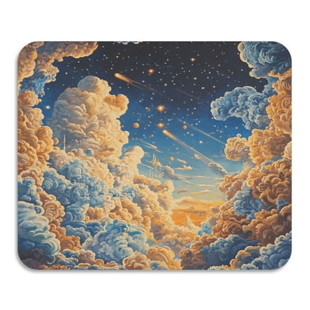 

Diatom Mud Drain Pad 15.7X11.8 Inch Dish Drying Mats Magical Mat Magic Mat Kitchen Drain Mat Coffee Drain Mat Table Drain Mat Super Beautiful Sky