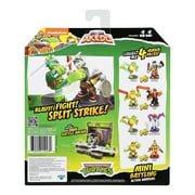 Akedo Teenage Mutant Ninja Turtles Mini Battling Warriors Michelangelo vs Bebop Pack, Ages 6+
