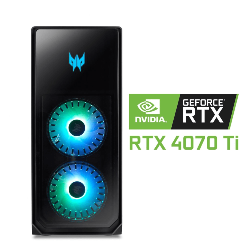 Restored Acer Predator Orion 5000 Gaming Desktop Computer 32GB RAM 2TB SSD NVIDIA GeForce RTX 4070 SUPER TI | PO5-655-UB22 (Refurbished)